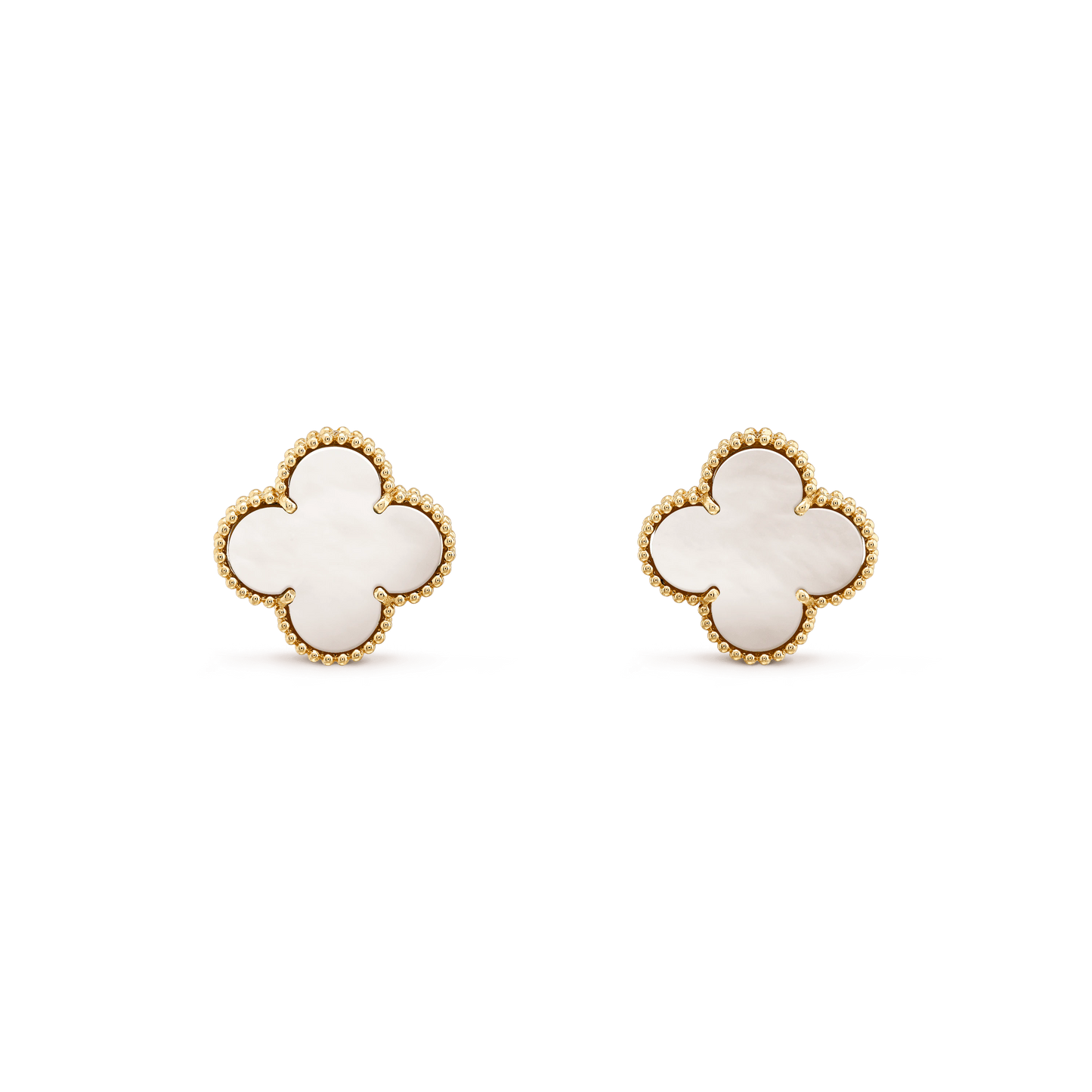 [Polaidi Jewelry]CLOVER MINI GOLD EARRINGS