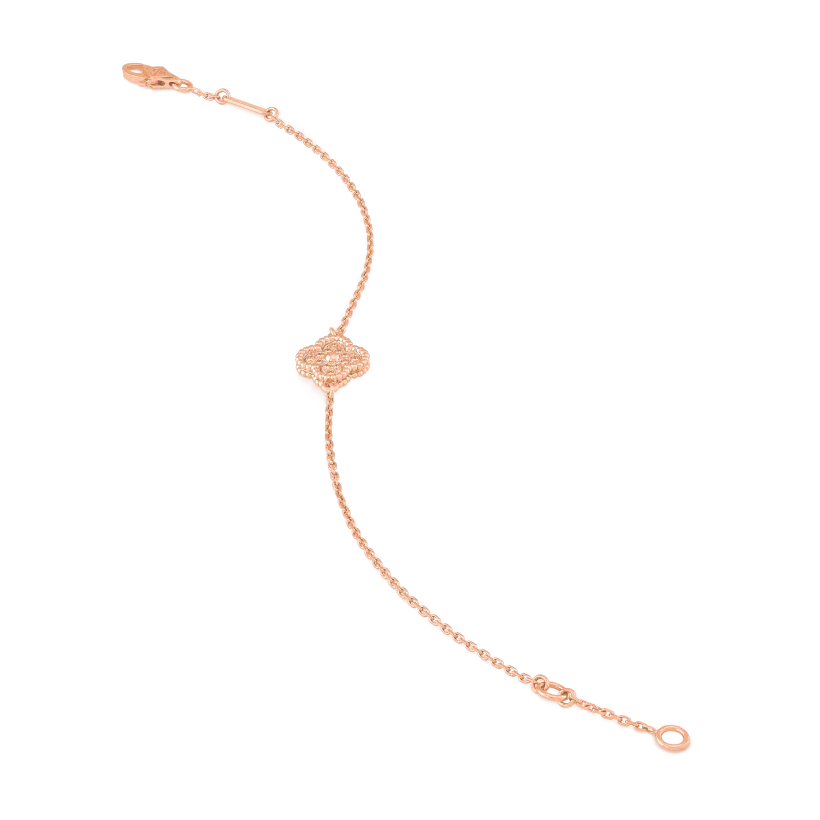 [：Polaidi Jewelry]CLOVER SINGLE FLOWER BRACELET