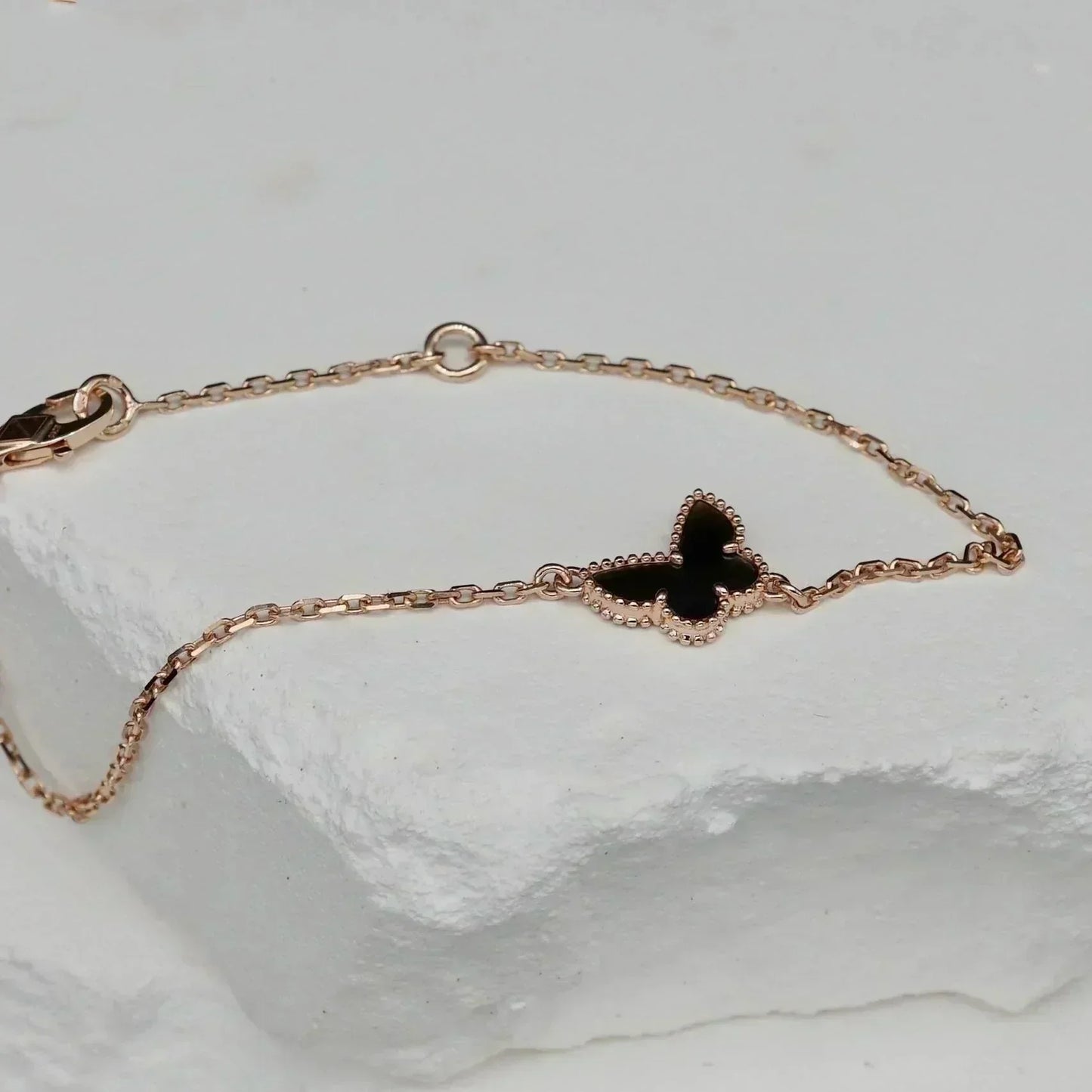 [：Polaidi Jewelry]BUTTERFLY ONYX  BUTTERFLY BRACELET