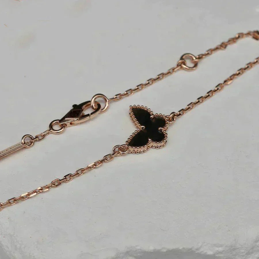 [：Polaidi Jewelry]BUTTERFLY ONYX  BUTTERFLY BRACELET