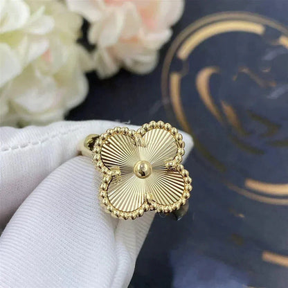 [Polaidi Jewelry]CLOVER GOLD RING