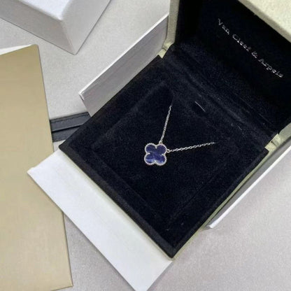 [Polaidi Jewelry]CLOVER 15MM PIETERSITE NECKLACE SILVER