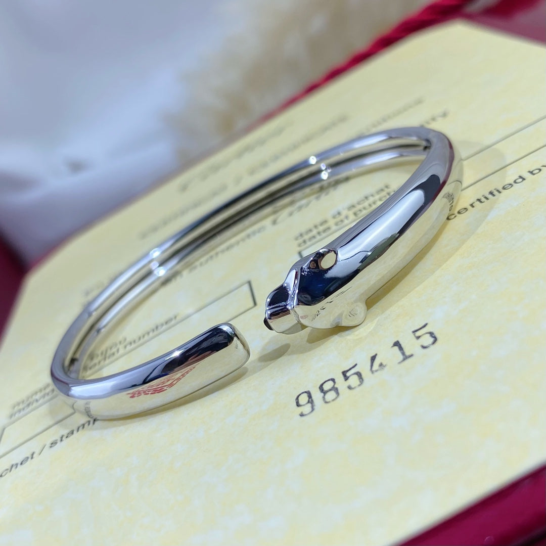 [Polaidi Jewelry]PANTHERE SILVER OPEN BRACELET