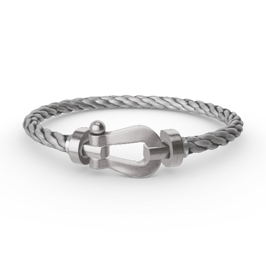 [Polaidi Jewelry]FORCE LARGE HORSESHOE NO DIAMOND BRACELET SILVER