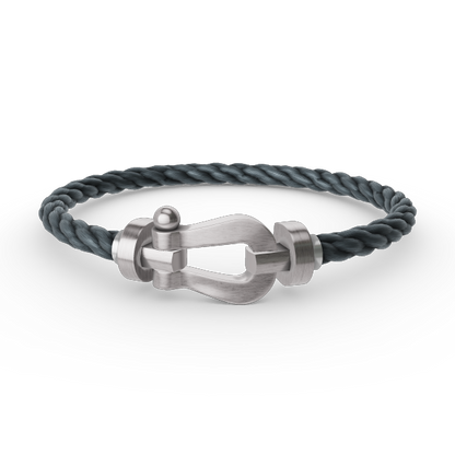 [Polaidi Jewelry]FORCE LARGE HORSESHOE NO DIAMOND BRACELET SILVER