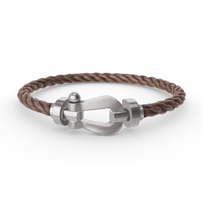[Polaidi Jewelry]FORCE LARGE HORSESHOE NO DIAMOND BRACELET SILVER