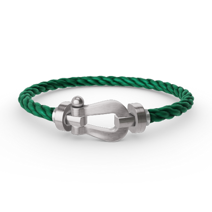 [：Polaidi Jewelry]FORCE LARGE HORSESHOE NO DIAMOND BRACELET SILVER