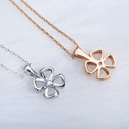 [Polaidi Jewelry]FIOREVER NECKLACE DIAMOND CENTER