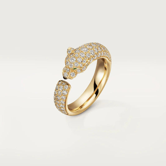 [Polaidi Jewelry]PANTHERE PINK GOLD DIAMOND RING
